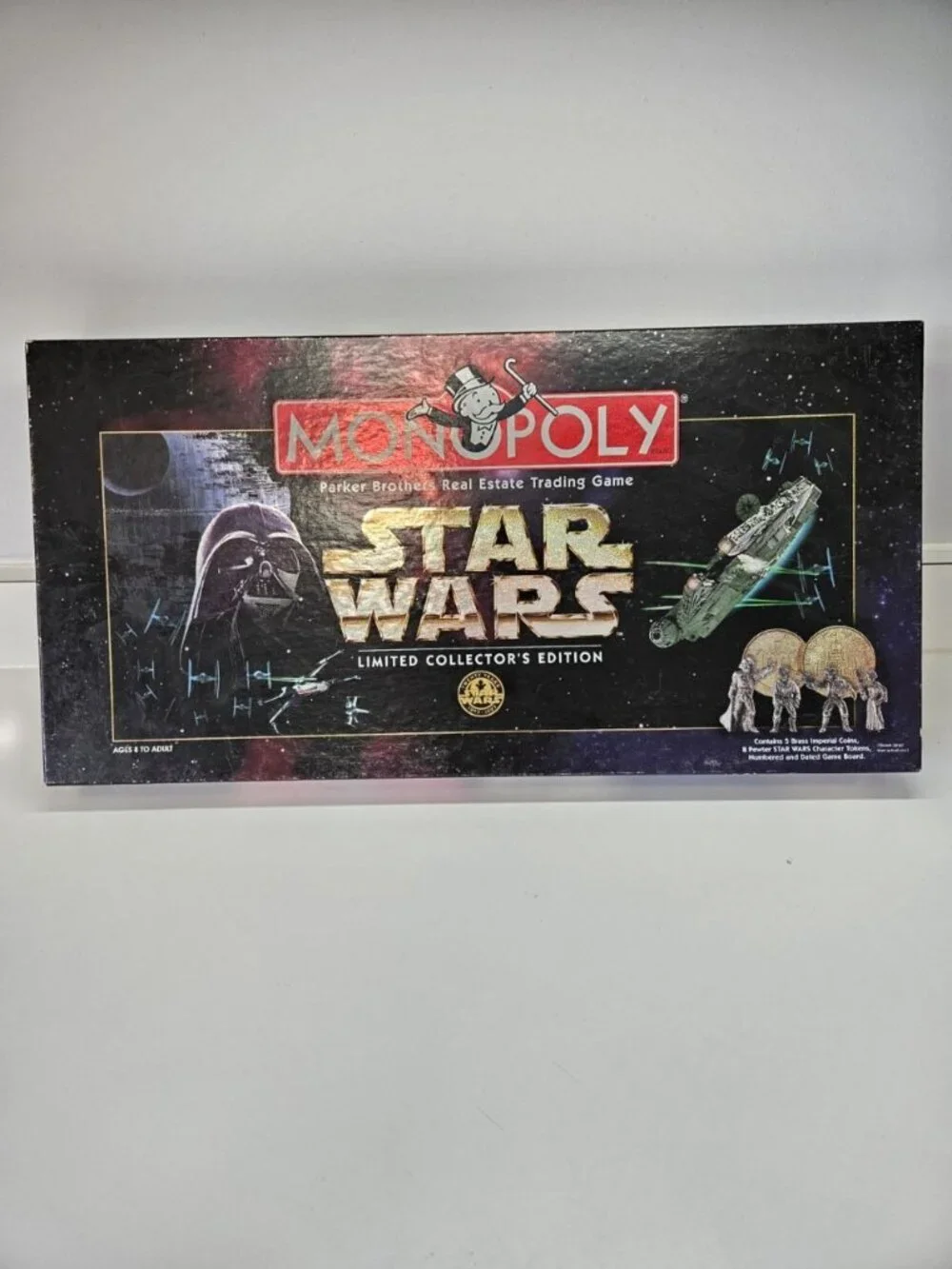 NEW Star Wars Monopoly 1997 Parker Brothers Limited Collectors Edition NOS